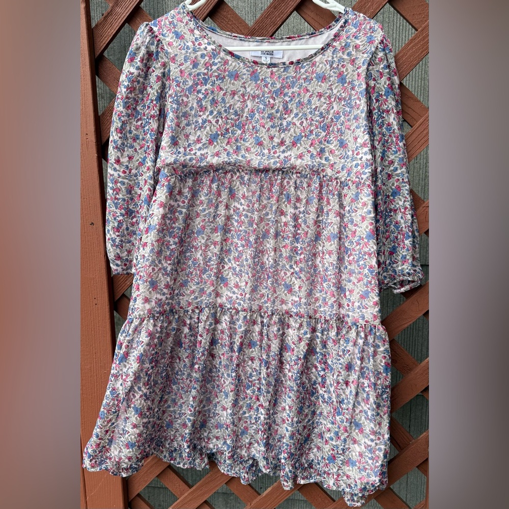 BB Dakota by Steve Madden Floral Babydoll Dress – Size S
